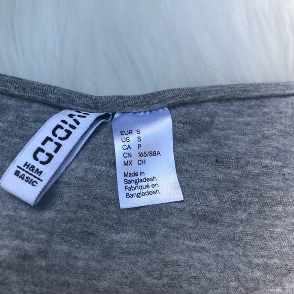 H&M BASIC CROP TOP - Picture 3 of 3